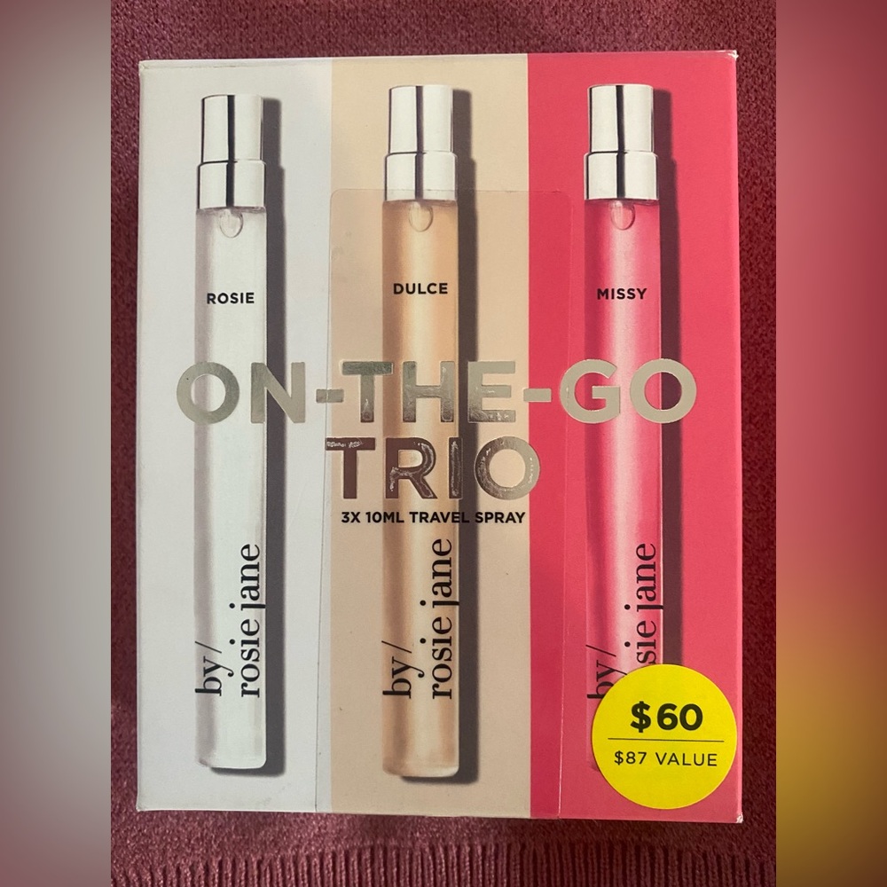 NEW By Rosie Jane 3 pc Travel Perfume EDP Trio - Rosie Dulce & Missy 0.33oz